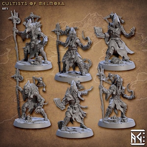 Cultists by Artisan Guild | Rodburg Cultist| D&D | Dungeons Dragons | Pathfinder | Wargaming | TTRPG | RPG