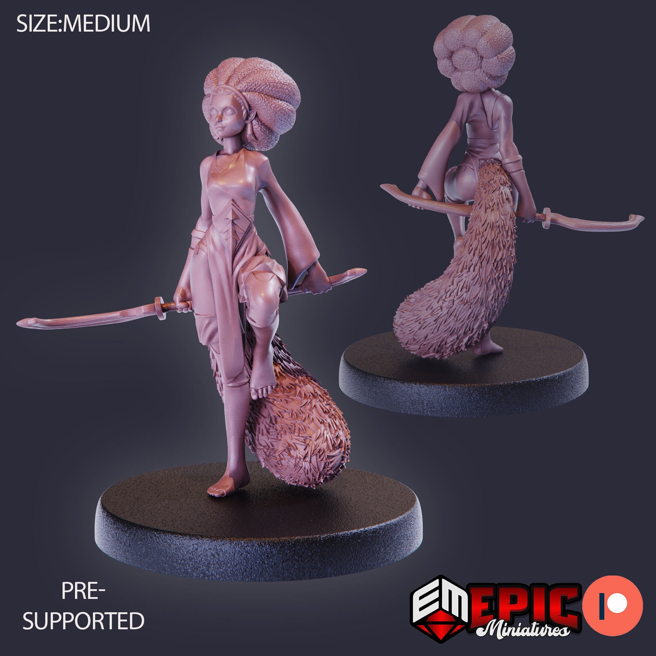 Tanuki Lady by Epic Miniatures