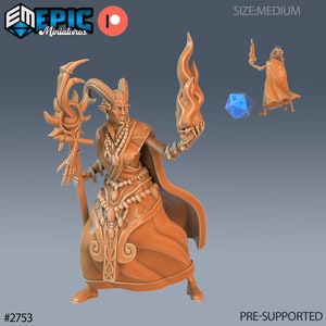 Warlock Tiefling by Epic Miniatures - Demonic Foulness