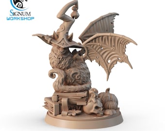 Cat Wizard by Signum Workshop | Unpainted Resin Miniature for DnD RPG Tabletop