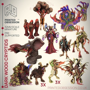 Darkwood Cryptids by Printed Obsession