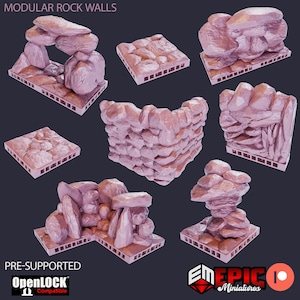Rock Walls by Epic Miniatures - Dwarven Mines
