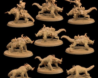 War Drakes by Dragon Trappers Lodge | Unpainted Resin Miniature for DnD RPG Tabletop