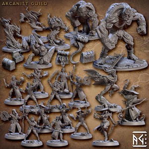 Arcanist Guild by Artisan Guild | Heroic Scale| D&D | Dungeons Dragons | Pathfinder | Wargaming | TTRPG | RPG