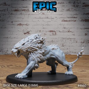 Sabretooth Beast by Epic Miniatures - Beast Hunt