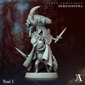 Tosi by Archvillain Games | Circus Grotesque| D&D | Dungeons Dragons | Pathfinder | Wargaming | TTRPG | RPG