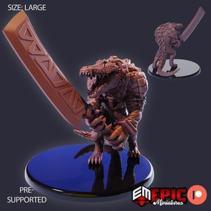 Crocodile Warrior by Epic Miniatures
