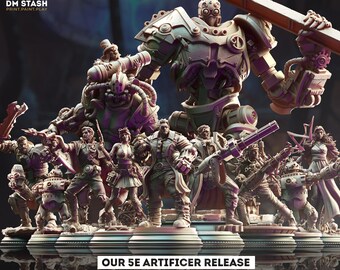 Cogs of Revolution | Unpainted Resin Miniature for DnD RPG Tabletop