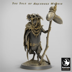 Mousefolk by Rescale Miniatures - Tales of Archduke Mousin| D&D | Dungeons Dragons | Pathfinder | Wargaming | TTRPG | RPG