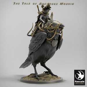 Ground Magpie by Rescale Miniatures - Tale of Archduke Mousin| D&D | Dungeons Dragons | Pathfinder | Wargaming | TTRPG | RPG