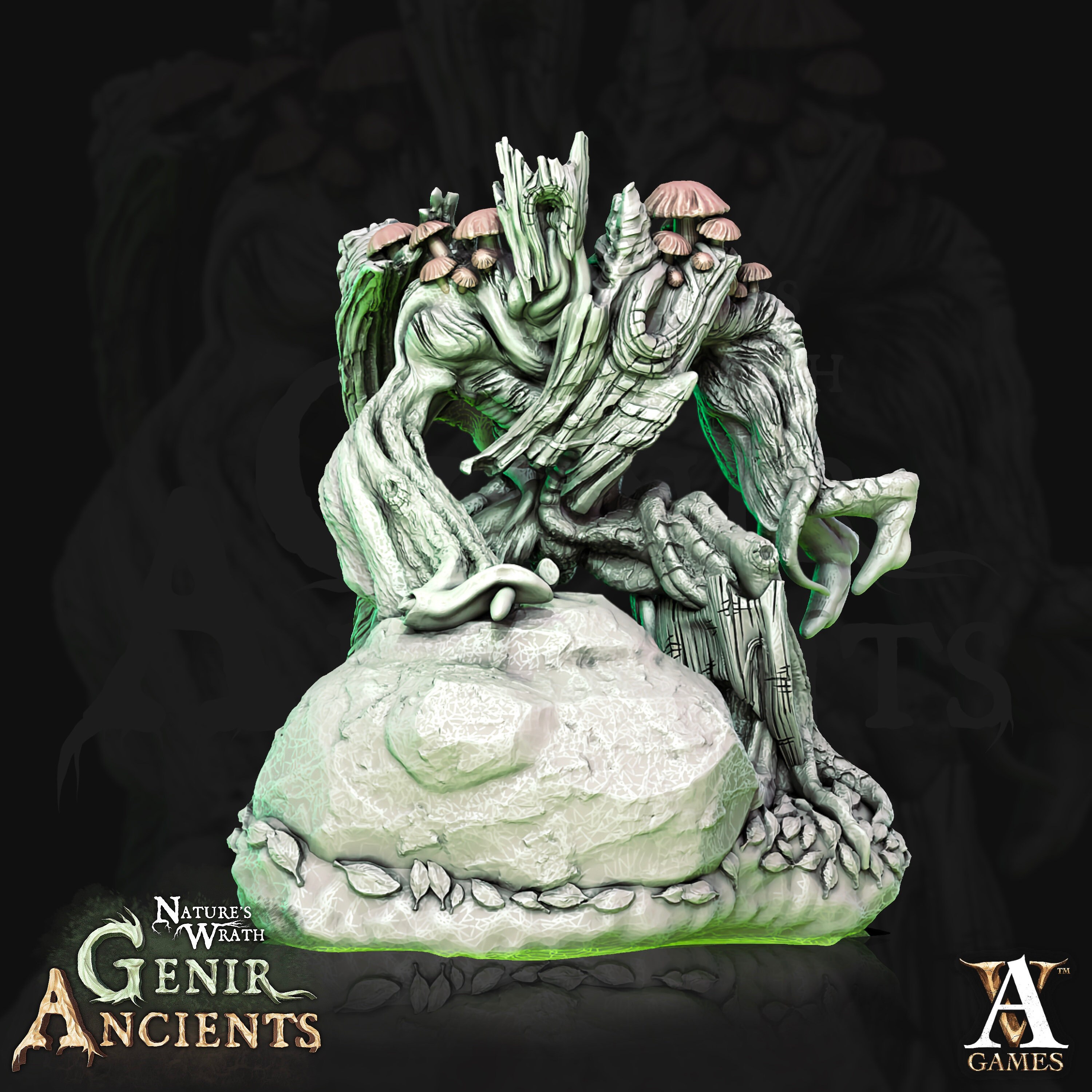 Treant Saplings | Nature's Wrath | Unpainted Resin Miniature for Dnd ...