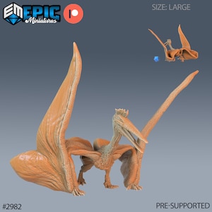 Quetzalcoatlus by Epic Miniatures | Jurassic Encounters