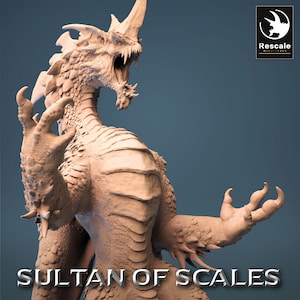 Legendary Blue Dragon by Rescale Miniatures| D&D | Dungeons Dragons | Pathfinder | Wargaming | TTRPG | RPG