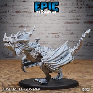Angry Wyvern / Draconian Warrior / Draconian Butcher by Epic Miniatures - Dragon Hunt