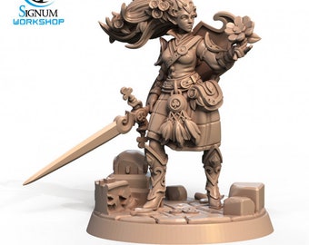 Keila by Signum Workshop | Unpainted Resin Miniature for DnD RPG Tabletop