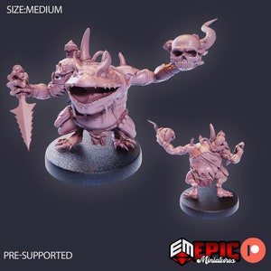 Chaos Toad Shamans by Epic Miniatures - Chaos Jungle
