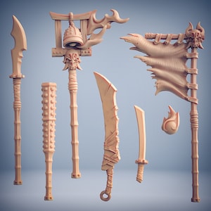 Weapons by Artisan Guild - Oni Clans| D&D | Dungeons Dragons | Pathfinder | Wargaming | TTRPG | RPG