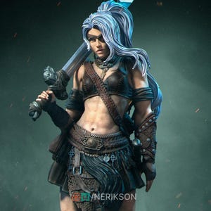 Lia, the Barbarian Mercenary by Nerikson