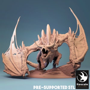 Elder Magma Dragon by Rescale Miniatures| D&D | Dungeons Dragons | Pathfinder | Wargaming | TTRPG | RPG