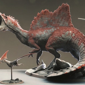 Spinosaurus by Rescale Miniatures - Dynotopia| D&D | Dungeons Dragons | Pathfinder | Wargaming | TTRPG | RPG