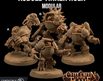 Kobold Tinker Hulk by Dragon Trappers Lodge | Childrens of the Flame Pt2 | Unpainted Resin Miniature for DnD RPG Tabletop