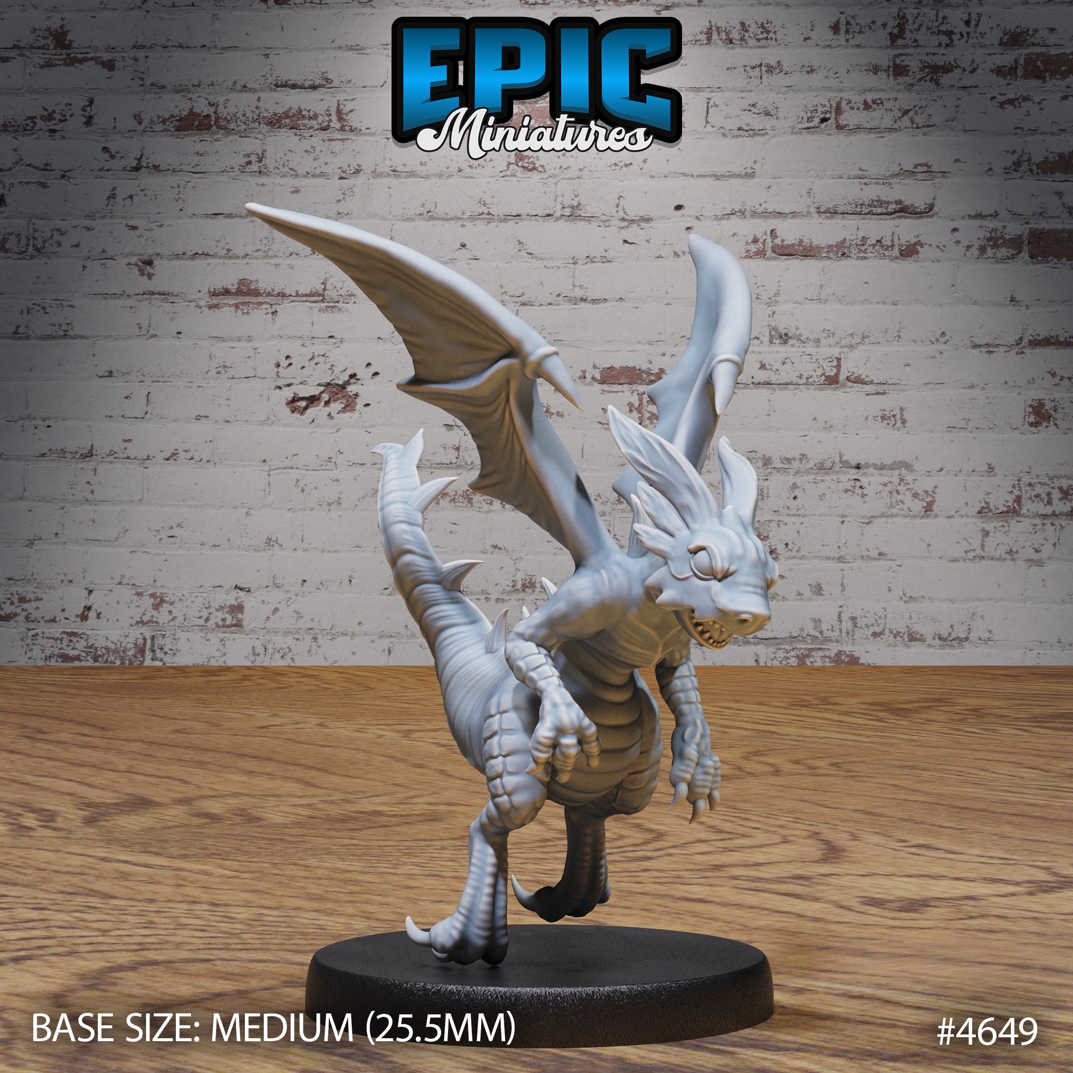 Light Dragon Wyrmling - Faith Defender | Unpainted Resin Miniature for ...
