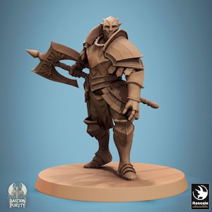 Warriors by Rescale Miniatures | Bastion of Purity| D&D | Dungeons Dragons | Pathfinder | Wargaming | TTRPG | RPG