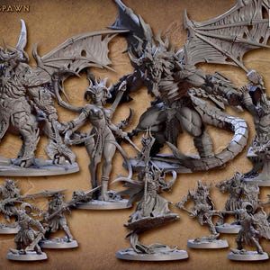 the Demon King Spawn by Artisan Guild| D&D | Dungeons Dragons | Pathfinder | Wargaming | TTRPG | RPG