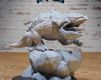 Bulette  | Savage Attack | Unpainted Resin Miniature for DnD RPG Tabletop