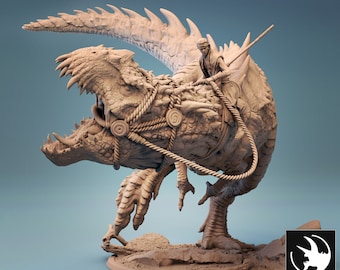 Tyrannosaurus Rex by Rescale Miniatures - Dynotopia | Unpainted Resin Miniature for DnD RPG Tabletop