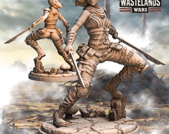 Wasteland Wars by Haito | Unpainted Resin Miniature for DnD RPG Tabletop