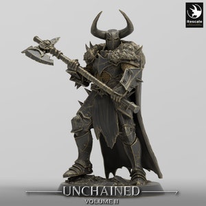 Warriors by Rescale Miniatures | Unchained 2| D&D | Dungeons Dragons | Pathfinder | Wargaming | TTRPG | RPG