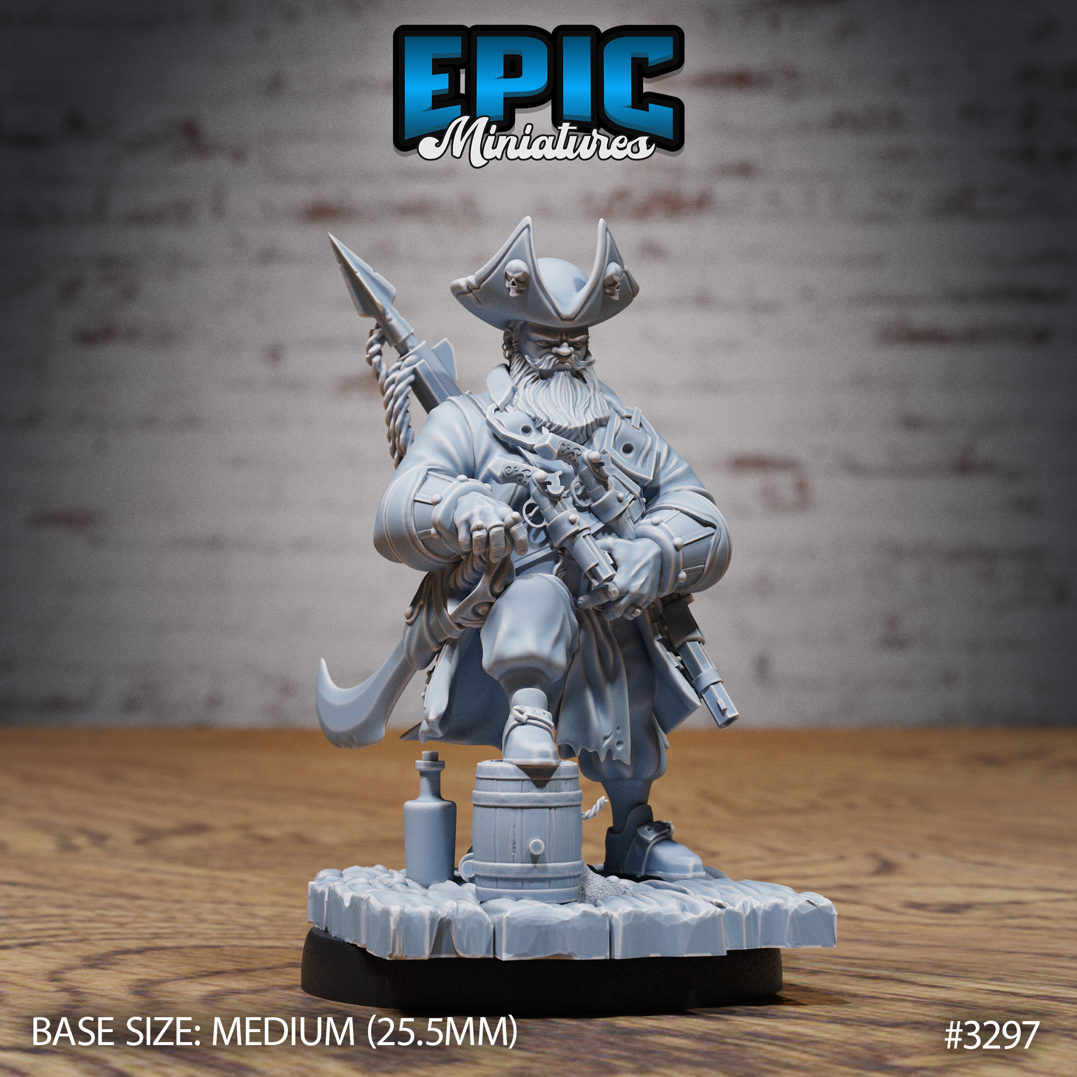 Captain Hornigold by Epic Miniatures | Pirate Scourge