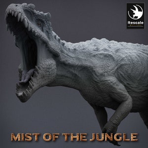 Giganotosaurus Bonebreaker by Rescale Miniatures | Mists of the Jungle| D&D | Dungeons Dragons | Pathfinder | Wargaming | TTRPG | RPG