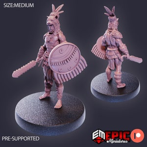 Jaguar Warrior by Epic Miniatures - Chaos Jungle