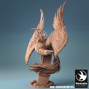 Death, Horseman of the Apocalypse by Rescale Miniatures| D&D | Dungeons Dragons | Pathfinder | Wargaming | TTRPG | RPG