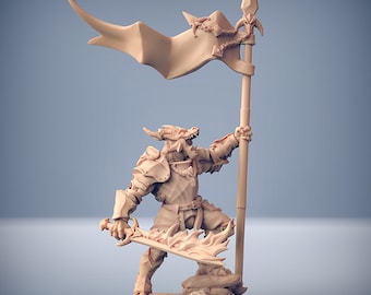 Dragonguard  | Unpainted Resin Miniature for DnD RPG Tabletop