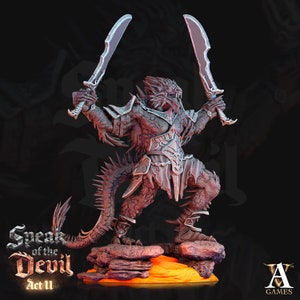 Terebrian Devil by Archvillain Games | Speak of the Devil| D&D | Dungeons Dragons | Pathfinder | Wargaming | TTRPG | RPG