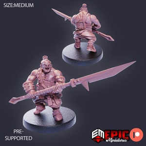 Bulky Dwarf by Epic Miniatures - Dwarven Mines