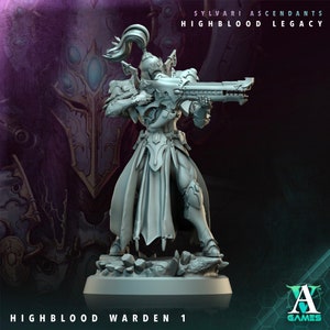Highblood Warden by Archvillain Games | Sylvari Ascendants| D&D | Dungeons Dragons | Pathfinder | Wargaming | TTRPG | RPG