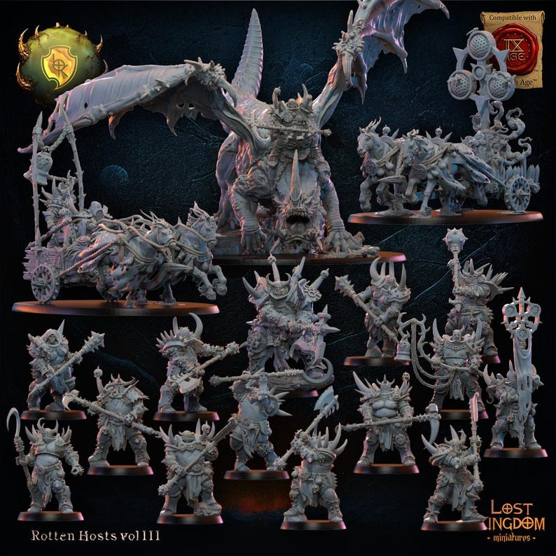 Rotten Host Vol 3 by the Lost Kingdom Miniatures | Unpainted Resin ...