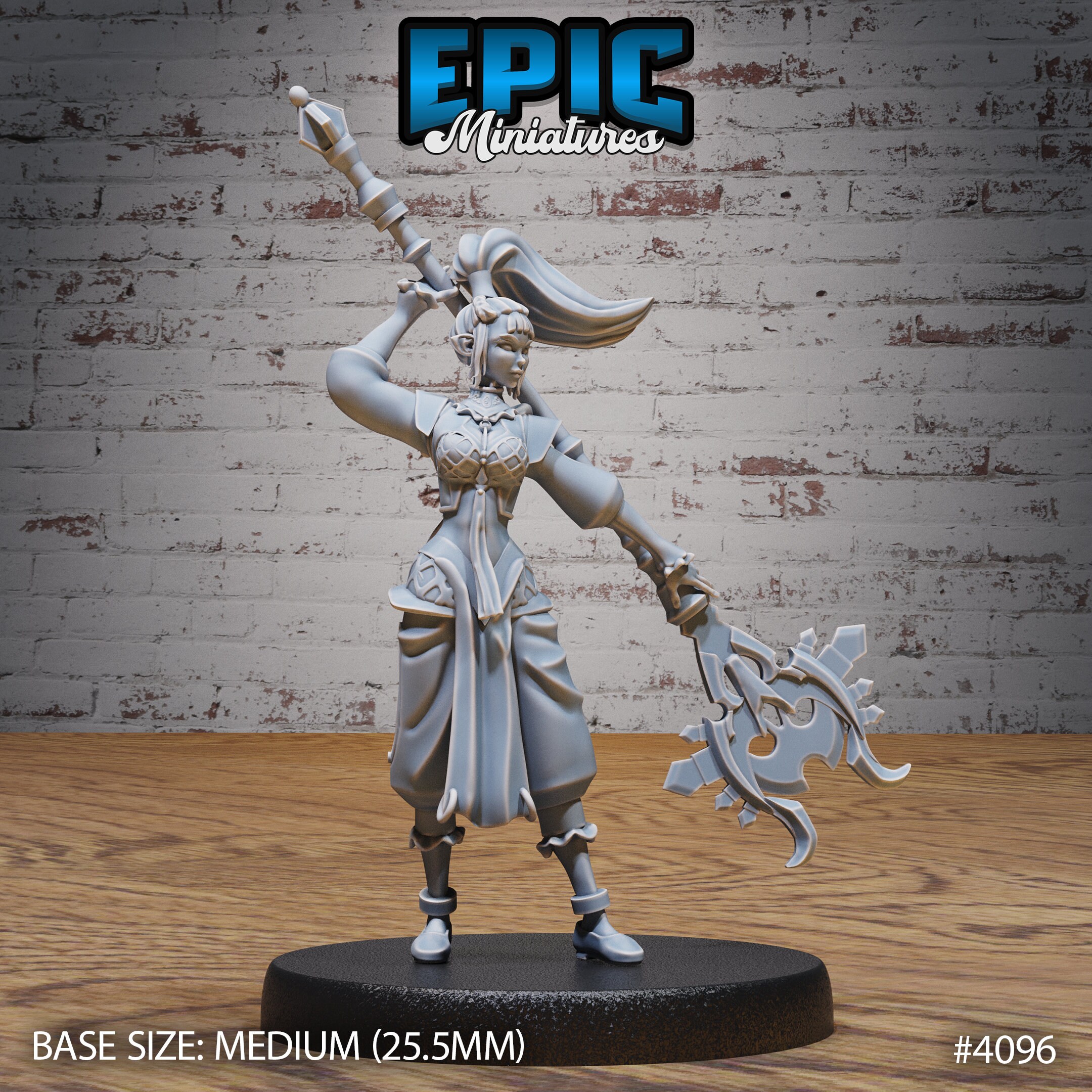 Elf Sorceress | Elven Storm | Unpainted Resin Miniature for Dnd RPG ...
