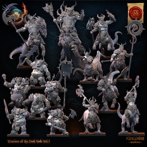 Warriors of the Dark Gods Vol 1 by The Lost Kingdom Miniatures