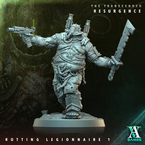 Rotting Legionnaire by Archvillain Games | Transcended - Resurgence| D&D | Dungeons Dragons | Pathfinder | Wargaming | TTRPG | RPG