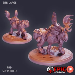 Snow Moose by Epic Miniatures - Barbarian Winter