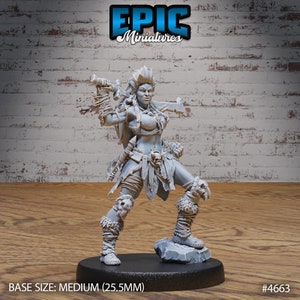Orc Lady Adventurer by Epic Miniatures - Beast Hunt
