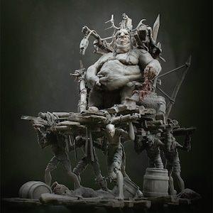 Goblin King by Rescale Miniatures| D&D | Dungeons Dragons | Pathfinder | Wargaming | TTRPG | RPG