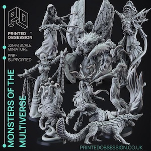 Monsters of the Multiverse by Printed Obsession