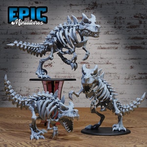 Skeleton T-Rex by Epic Miniatures | Serpent&#39;s Rage