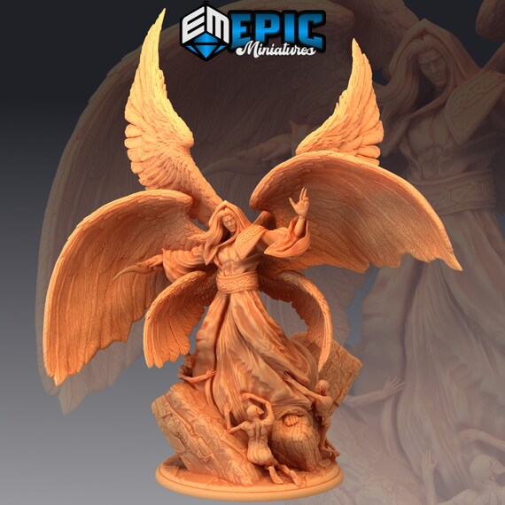 Lucifer - Fallen Sanctuary | Unpainted Resin Miniature for Dnd RPG